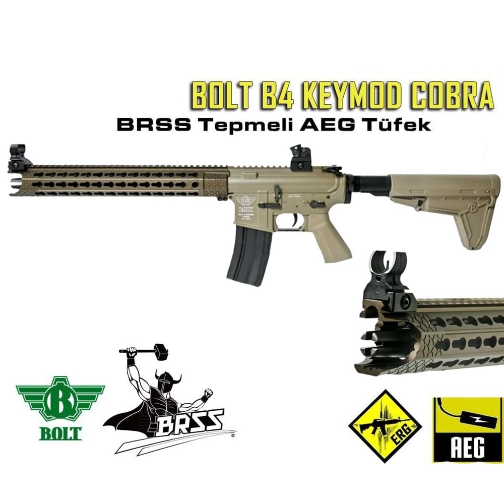 BOLT B4 KEYMOD COBRA BRSS Güçlendirilmiş Tepme Sistemli AEG - TAN