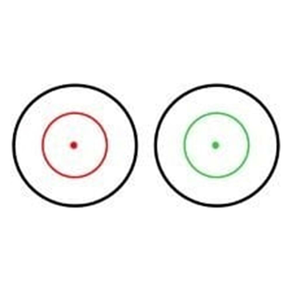 CIFT RENK REDDOT TRUGLO TG8030GB 30mm Siyah 3MOA Nişangah