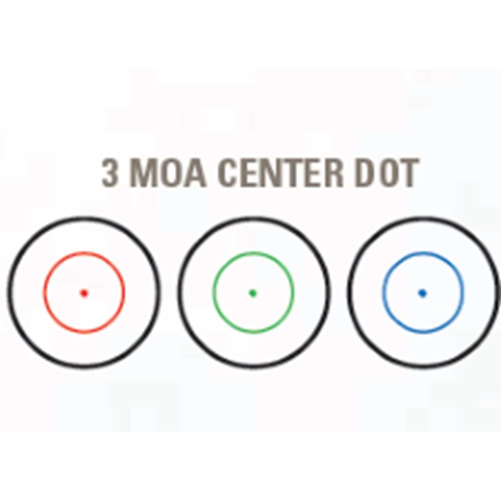 3RENK REDDOT TRUGLO TG8230TBN 30mm Siyah 3MOA nişangah