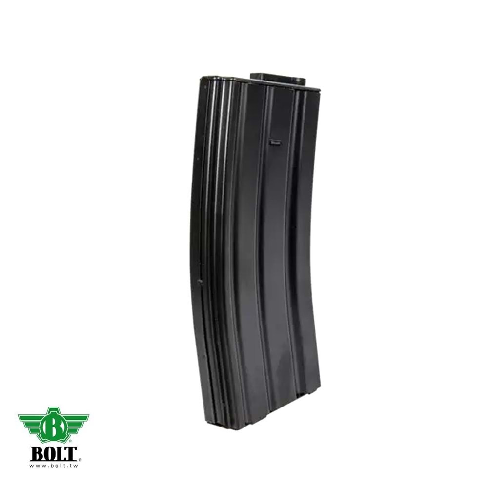 BOLT M4/M16 Replikaları için Mid-Cap 70 BB Orjinal AEG Airsoft Yedek Şarjör - Siyah