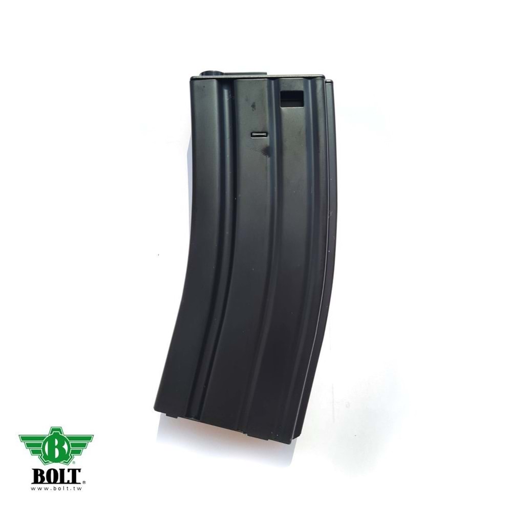 BOLT M4/M16 Replikaları için Mid-Cap 70 BB Orjinal AEG Airsoft Yedek Şarjör - Siyah