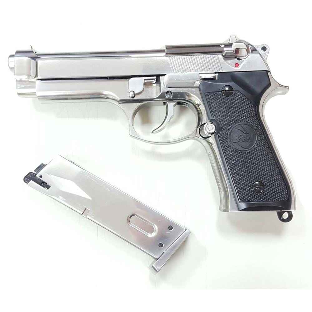 BW M92 Beretta SILVER GBB Airsoft Tabanca