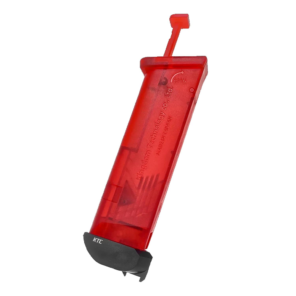 Acetech KTC Airsoft Tabanca Şarjörü Hızlı Doldurucu - G17 ve G18 Adaptörlü Speed Loader Kırmızı