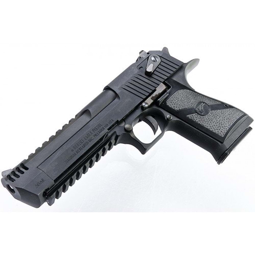 WE AW Desert Eagle L6 .50AE RAIL (Siyah) GBB AIRSOFT TABANCA