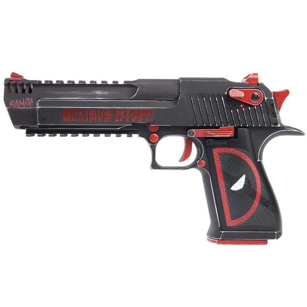 Deadpool x Magnum Research Inc. Desert Eagle 50AE GBBP RAIL AIRSOFT TABANCA