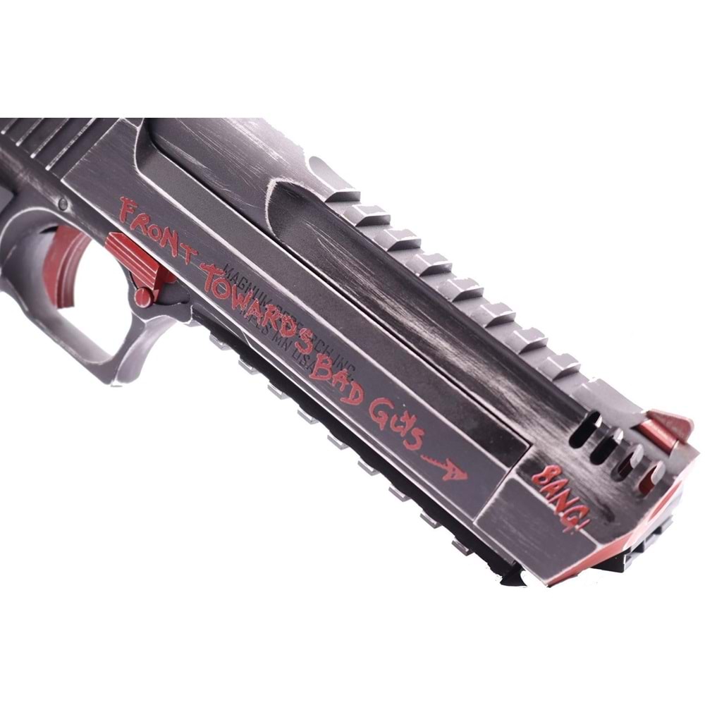 Deadpool x Magnum Research Inc. Desert Eagle 50AE GBBP RAIL AIRSOFT TABANCA