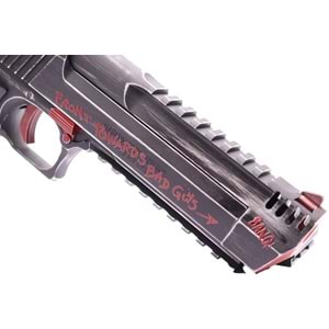 Deadpool x Magnum Research Inc. Desert Eagle 50AE GBBP RAIL AIRSOFT TABANCA