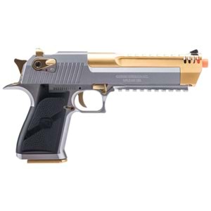 WE AW DESERT EAGLE L6 GOLD SILVER GAS GBB AIRSOFT TABANCA DE0205