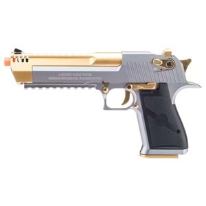 WE AW DESERT EAGLE L6 GOLD SILVER GAS GBB AIRSOFT TABANCA DE0205