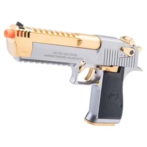WE AW DESERT EAGLE L6 GOLD SILVER GAS GBB AIRSOFT TABANCA DE0205