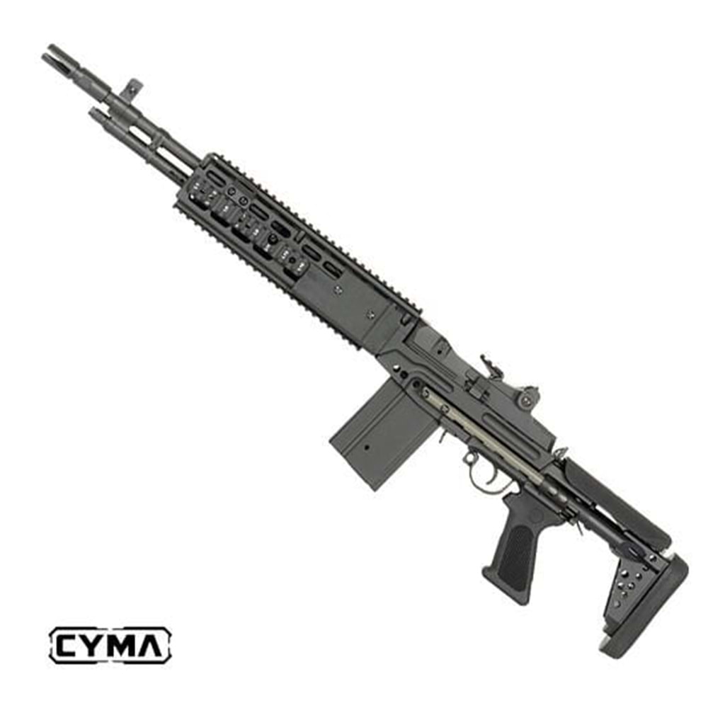 CYMA Full Metal M14 EBR BLACK Marksman Airsoft AEG EBR Dipçikli CM032G