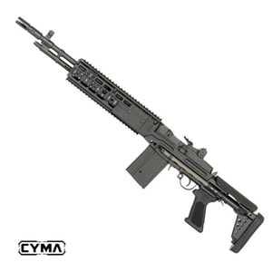 CYMA Full Metal M14 EBR BLACK Marksman Airsoft AEG EBR Dipçikli CM032G