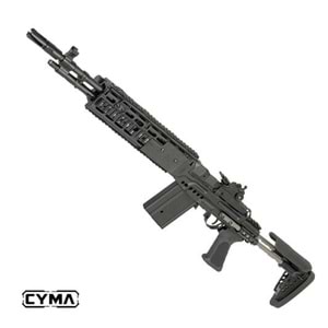 CYMA Full Metal M14 EBR BLACK Marksman Airsoft AEG EBR Dipçikli CM032G