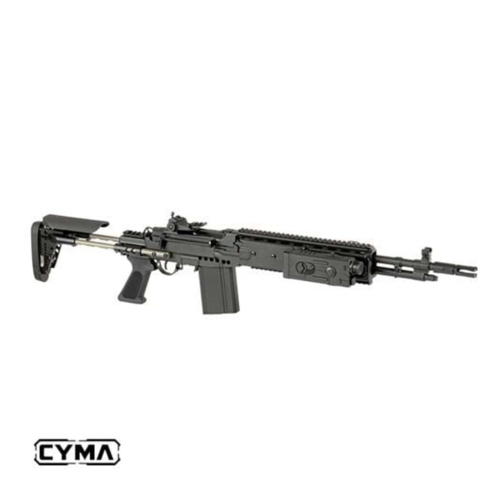 CYMA Full Metal M14 EBR BLACK Marksman Airsoft AEG EBR Dipçikli CM032G