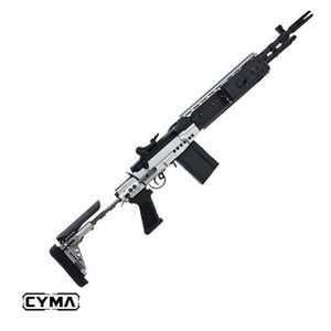 CYMA FULL METAL M14 EBR SILVER MARKSMAN AİRSOFT AEG EBR DİPÇİKLİ (CM032G-SV)