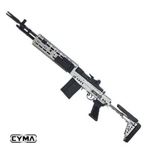 CYMA FULL METAL M14 EBR SILVER MARKSMAN AİRSOFT AEG EBR DİPÇİKLİ (CM032G-SV)