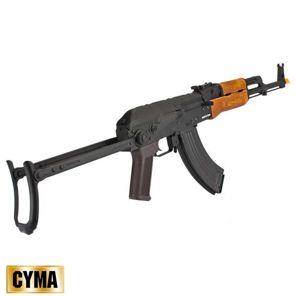 CYMA Full Metal AK47-SU Gerçek Ağaç + Katlanır Dipçik