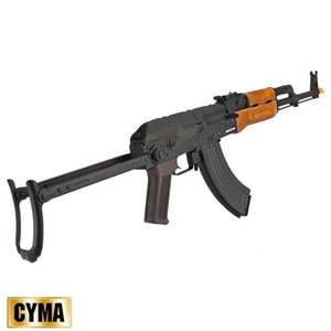 CYMA Full Metal AK47-SU Gerçek Ağaç + Katlanır Dipçik