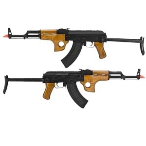 CYMA Full Metal AK47-SU Gerçek Ağaç + Katlanır Dipçik