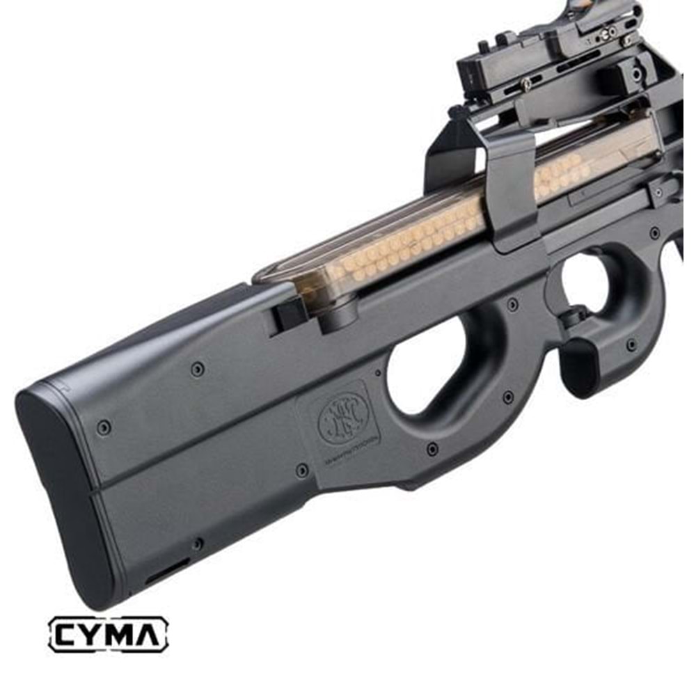 CYMA P90 RIS RAYLI AIRSOFT AEG TUFEK - SIYAH CM060J