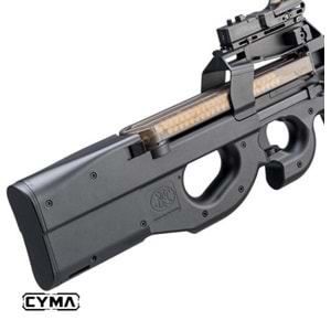 CYMA P90 RIS RAYLI AIRSOFT AEG TUFEK - SIYAH CM060J
