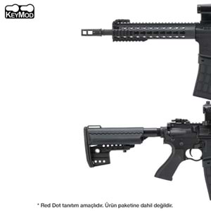 CYMA Sport Full Metal 10'' Keymod M4 AEG Airsoft Tüfek