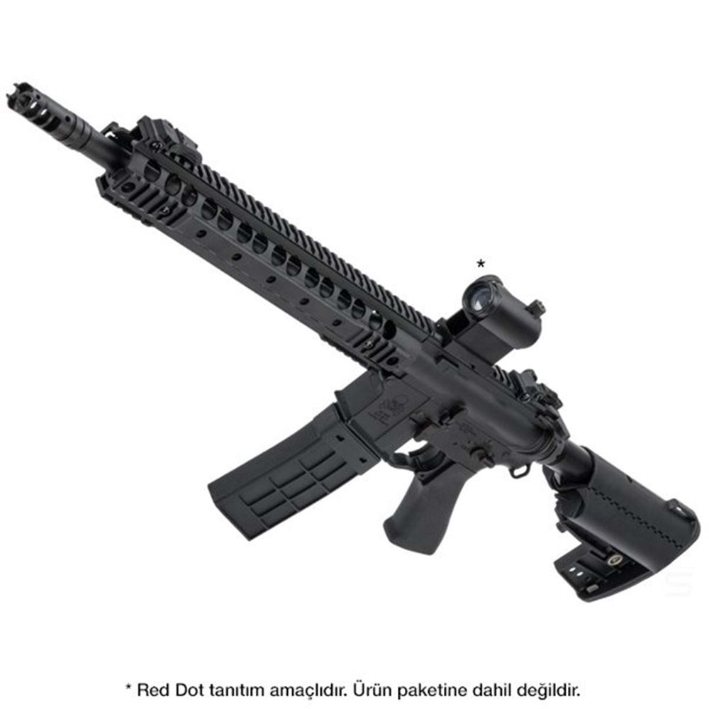 CYMA Sport 13'' UX Modüler Kundaklı Full Metal M4 AEG Airsoft Tüfek - Siyah