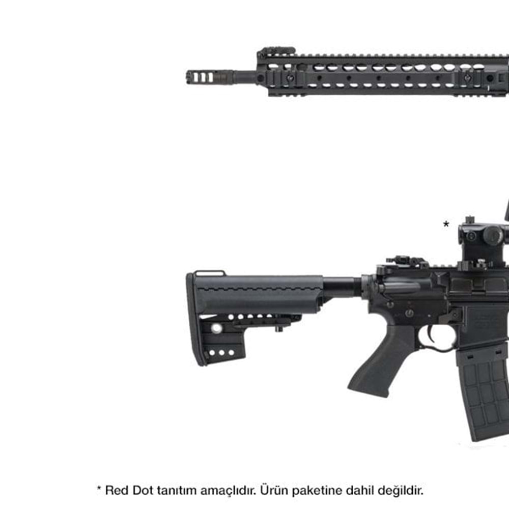 CYMA Sport 13'' UX Modüler Kundaklı Full Metal M4 AEG Airsoft Tüfek - Siyah