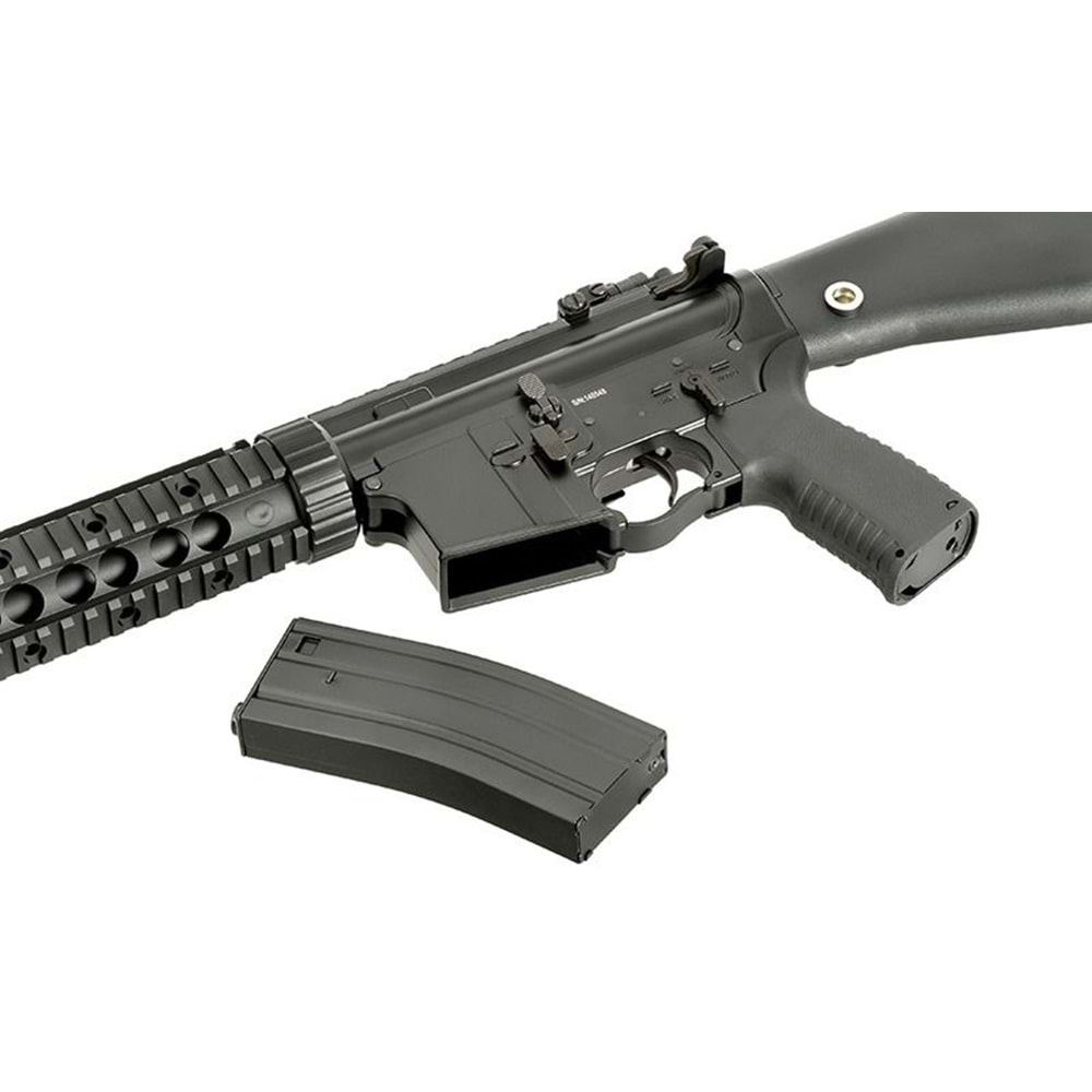 CYMA Full Metal MK12 SPR MOD.1 Sport (Siyah) Airsoft AEG Tüfek CM072-BJK