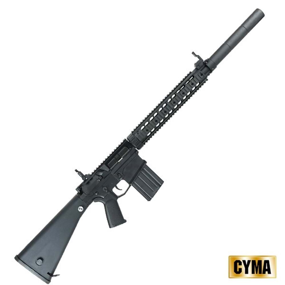 CYMA Platinum SR-25 QBS Airsoft AEG Nişancı Tüfeği - CM.098