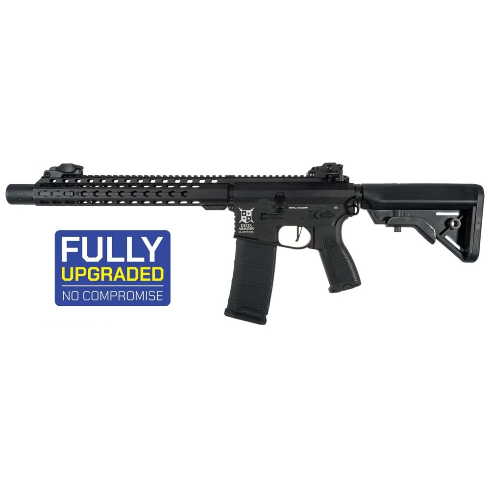 Delta Armory Airsoft AR15 SilentOps DMR ALPHA ETU Tüfek Siyah