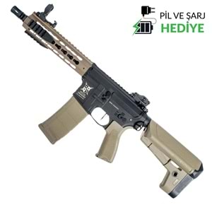 Delta Armory AR15 KeyMod 8” BRAVO PIL SARJ SET Airsoft Tüfek / Yarı Çöl Renk DA-B05-HT