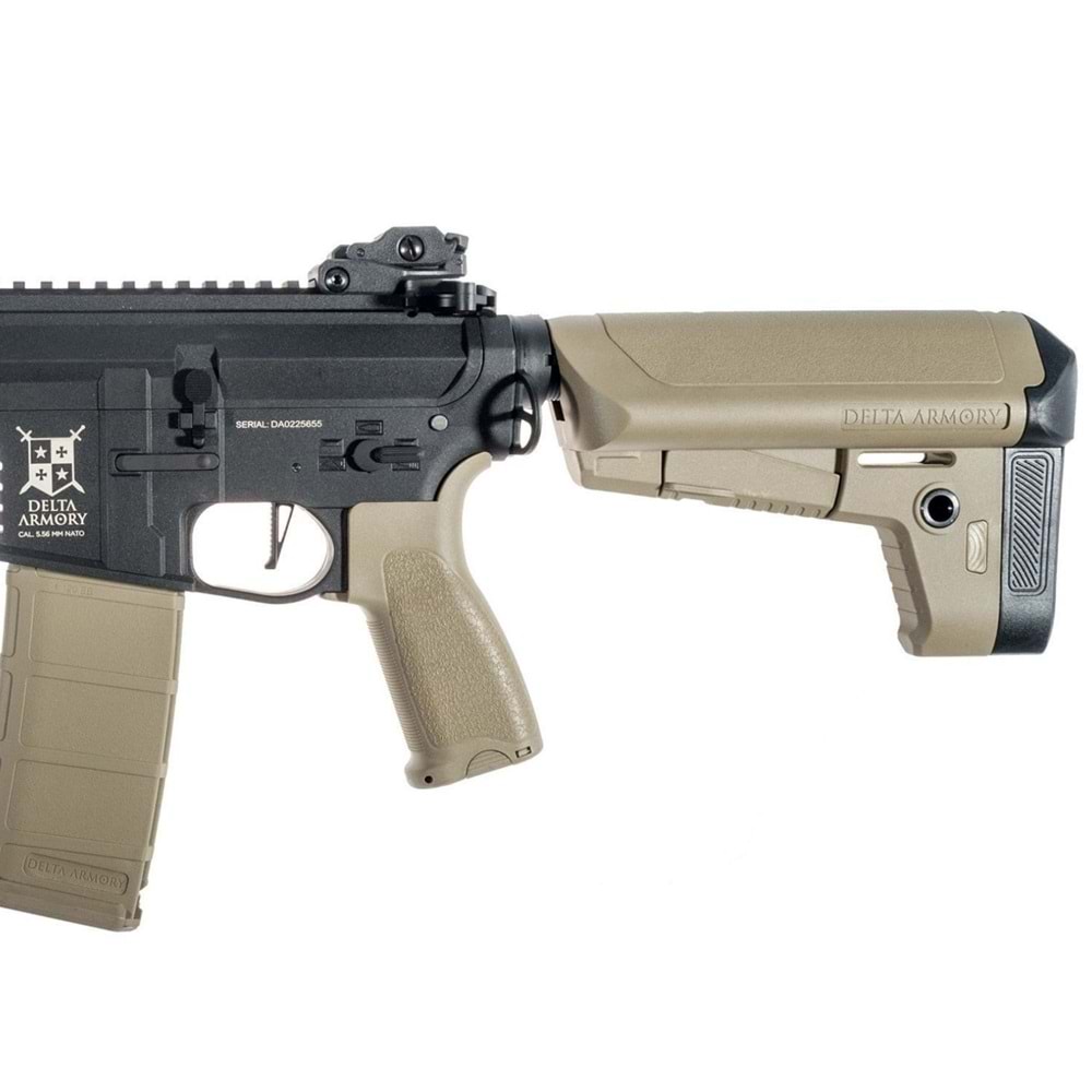 Delta Armory AR15 KeyMod 8” BRAVO PIL SARJ SET Airsoft Tüfek / Yarı Çöl Renk DA-B05-HT