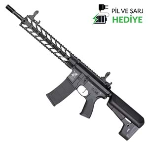 Delta Armory AR15 M-LOK LONG BRAVO PIL SARJ SET Airsoft Tüfek / Siyah DA-B11