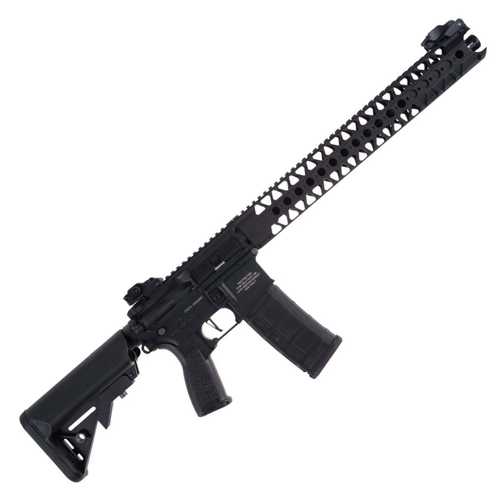 Delta Armory AR15 LA 16,2” BRAVO PIL ŞARJ SET Airsoft Tüfek / Siyah DA-B12