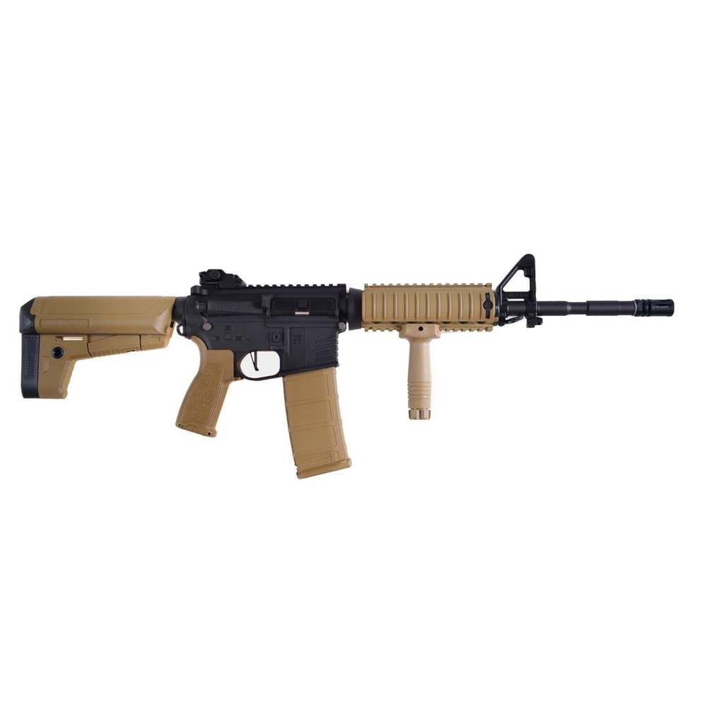 Delta Armory M4 AR15 RIS Charlie PiL ŞARJ SET Airsoft Tüfek Siyah/TAN DA-C03-HT