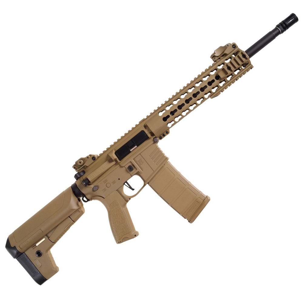 Delta Armory M4 AR15 KeyMod 10'' Charlie Pil ŞARJ SET Airsoft Tüfek FULL TAN / DA-C04-FT