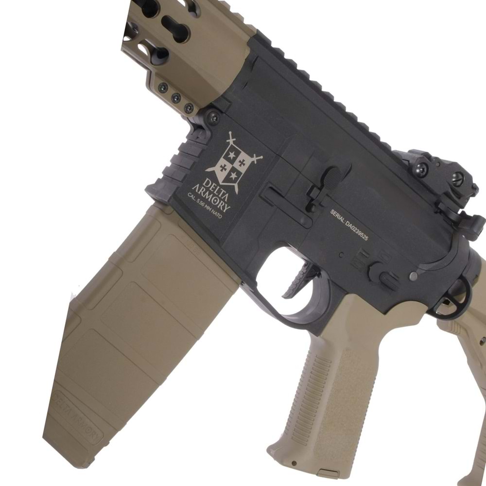 Delta Armory AR15 KeyMod 10'' Charlie EAGLE Airsoft Tüfek Yarı TAN DA-C04-HT-EGL