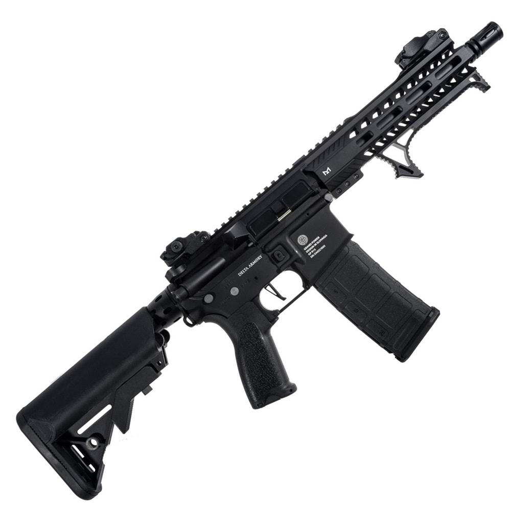 Delta Armory Grand Power AR15 MLOK SHORT ALPHA PIL SARJ SET Airsoft Tüfek / Siyah DA-GP-A13
