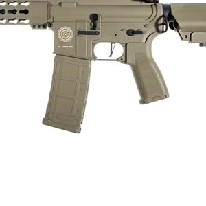 Delta Armory Grand Power AR15 KeyMod 10'' Charlie PIL SARJ SET Airsoft Tüfek / FULL TAN DA-GP-C04-FT