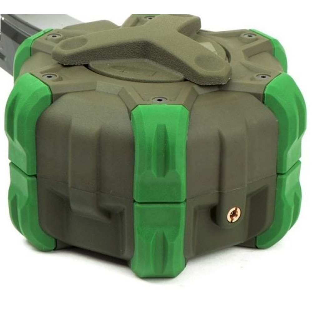 WE AW GLOCK SERILERI 400BB GBB AIRSOFT DRUM MAGAZINE TAMBUR ŞARJÖR