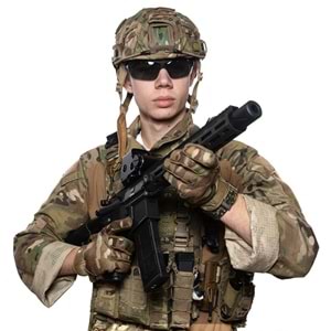Novritsch Integrated Pipe Fluted Supressor / Airsoft Susturucu E179F-B