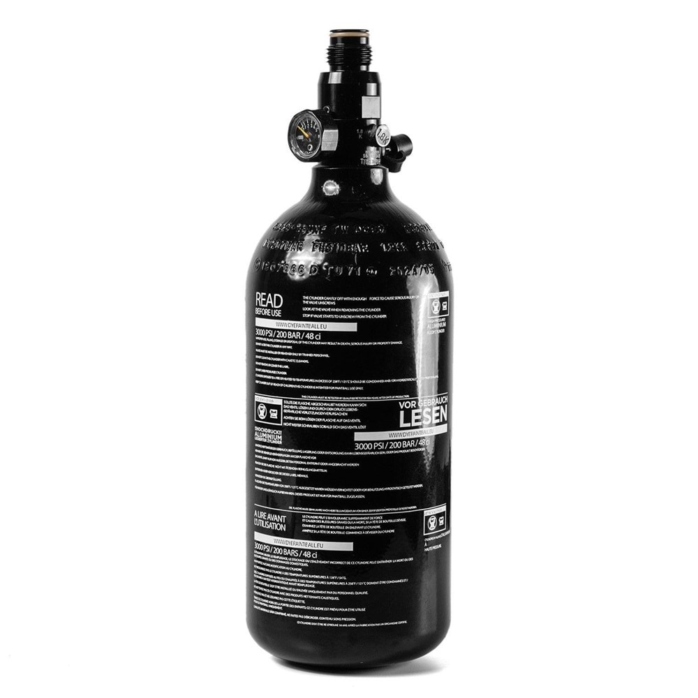 NOVRITSCH DYE HPA Tank 0.8L 3000psi with HP preset HPA Airsoft için