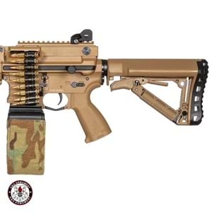 GG LMG TAN AIRSOFT AEG MAKINALI TÜFEK