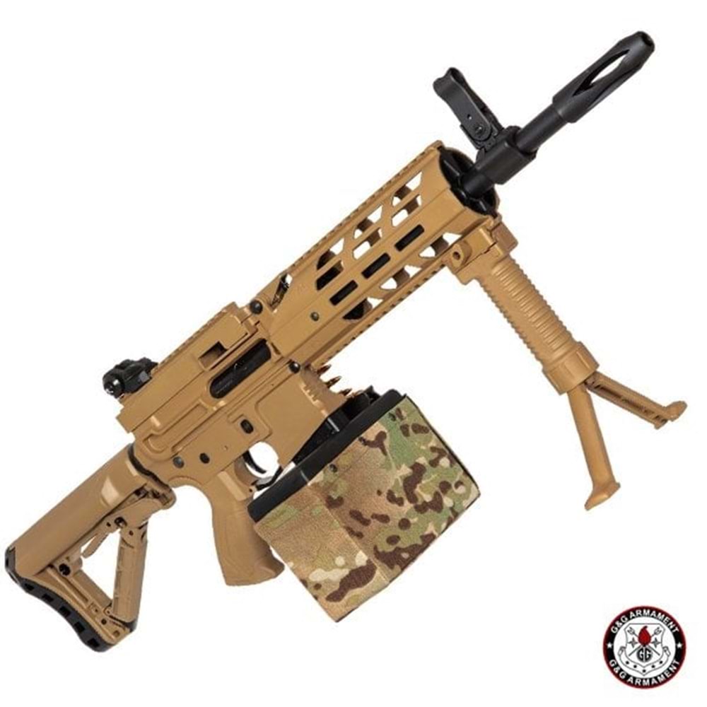 GG LMG TAN AIRSOFT AEG MAKINALI TÜFEK