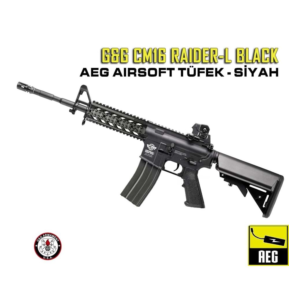 CM16 RAIDER-L BLACK GuayGuay
