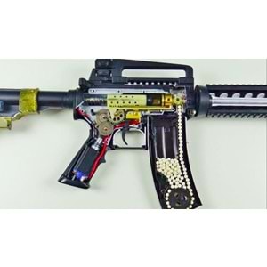 EL Airsoft V3 Gearbox DOLU M120 MOTOR DAHIL FULL AK47/74 SET EL-3D-M120-1