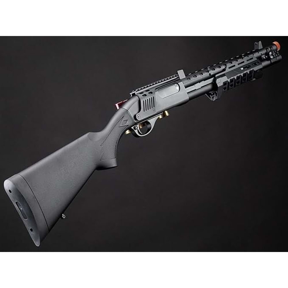 EMG Strike Industries M870 SHOTGUN M-LOK GasBlowback Airsoft Pompalı Tüfek GoldenEagle EMG-8889BK