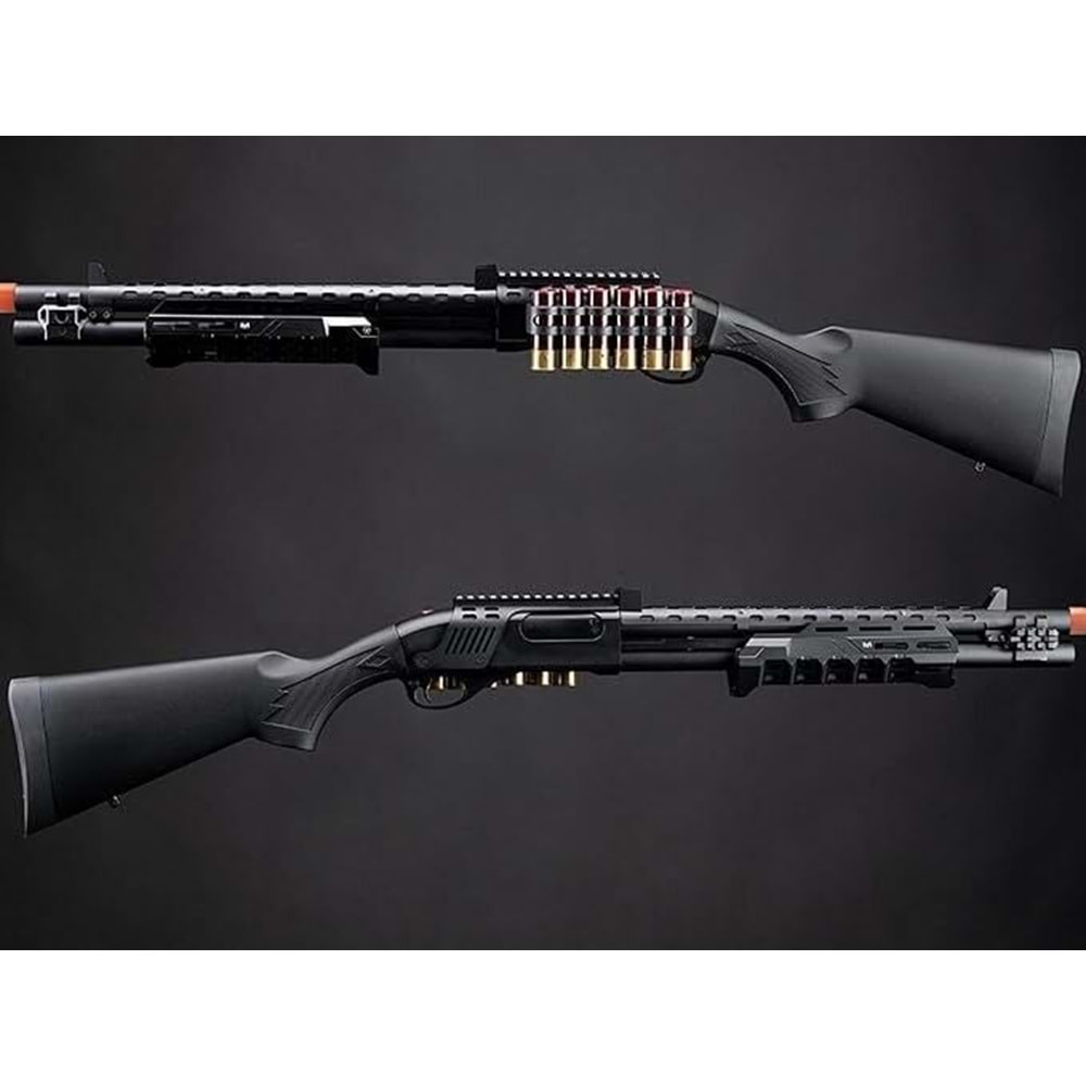 EMG Strike Industries M870 SHOTGUN M-LOK GasBlowback Airsoft Pompalı Tüfek GoldenEagle EMG-8889BK