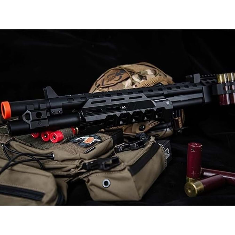 EMG Strike Industries M870 SHOTGUN M-LOK GasBlowback Airsoft Pompalı Tüfek GoldenEagle EMG-8889BK